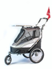 Afbeeldingen van InnoPet® Sporty Dog Trailer Deluxe zwart grijs