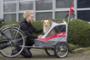 Afbeeldingen van InnoPet® Sporty Dog Trailer Deluxe rood grijs