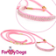 Afbeeldingen van ForMyDogs  Showlead PINK / PINK. CRYSTALS
