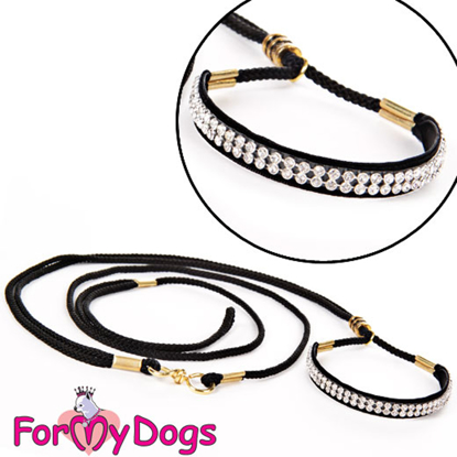 Afbeeldingen van ForMyDogs  BLACK/WHITE CRYSTALS