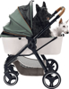 Afbeeldingen van Ibiyaya Retro Hondenbuggy - Luxe Stroller - Soft Sage