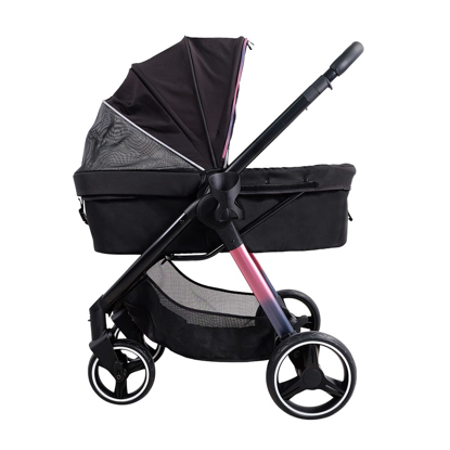 Afbeeldingen van Ibiyaya Retro Luxe Stroller - Prism Black